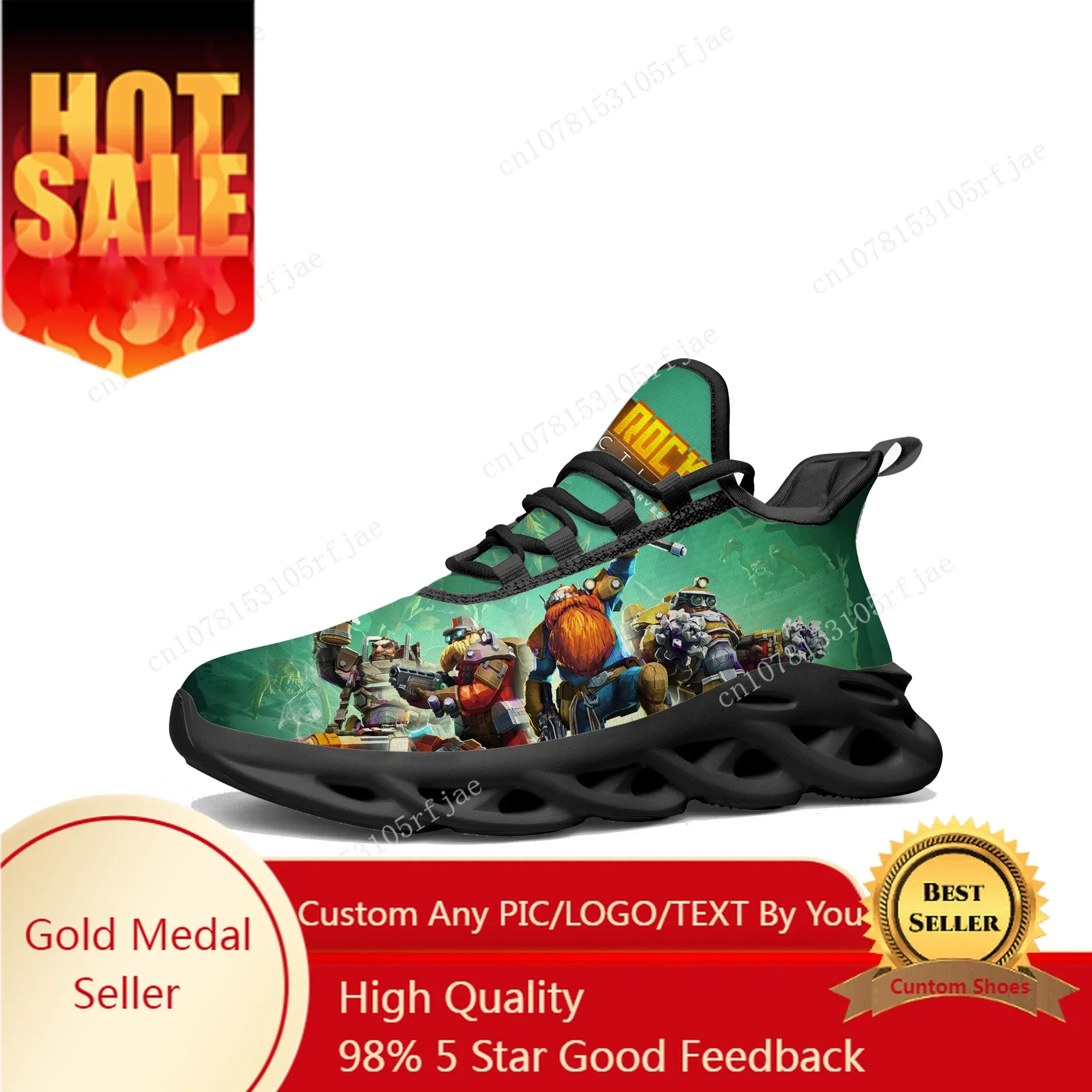 Running Shoes - Sepatu Kets Deep Rock Galactic Flats
