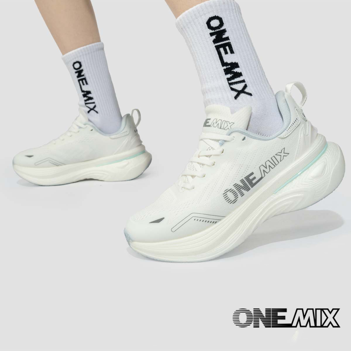 ONEMIX Sepatu Lari Pria Baru y - Lightweight Road Running Shoes ulasan dan harga