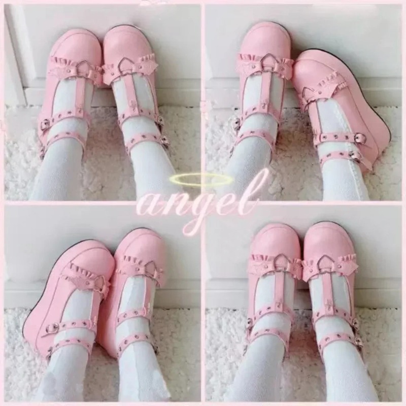 Sepatu Mary Janes Wedges Gespe - Boots ulasan dan harga