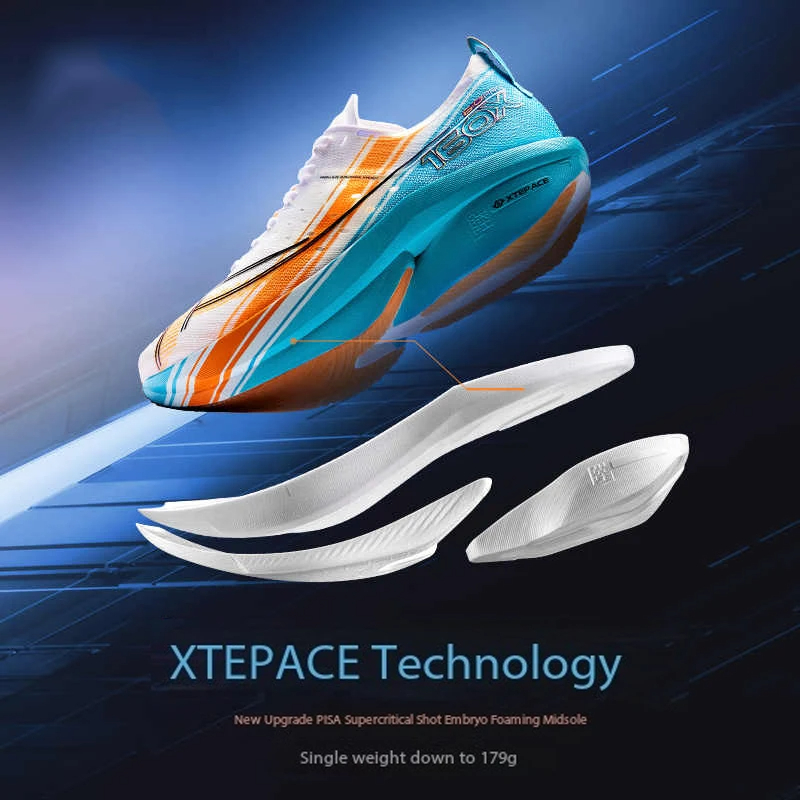Xtep 160X 6.5 PRO Sepatu Lari  - Carbon Plate Marathon Racing Shoes ulasan dan harga