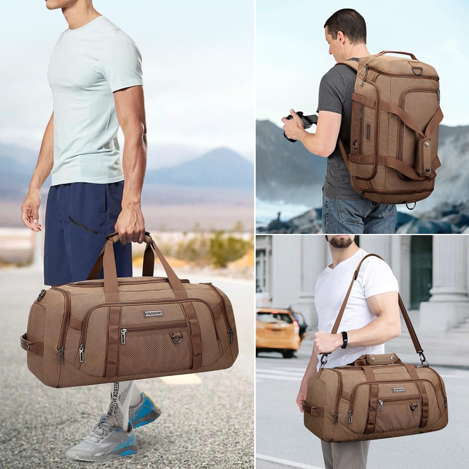 Tas Duffle Kanvas untuk Pria 3 - Men'S Shoes ulasan dan harga